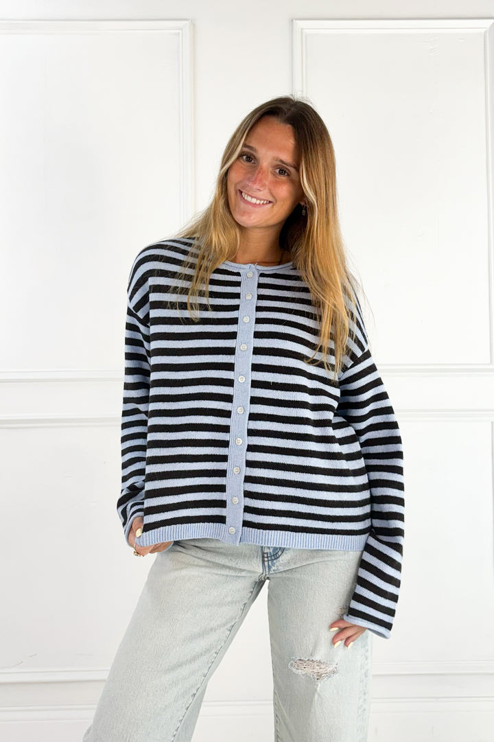 Dover Striped Cardigan
