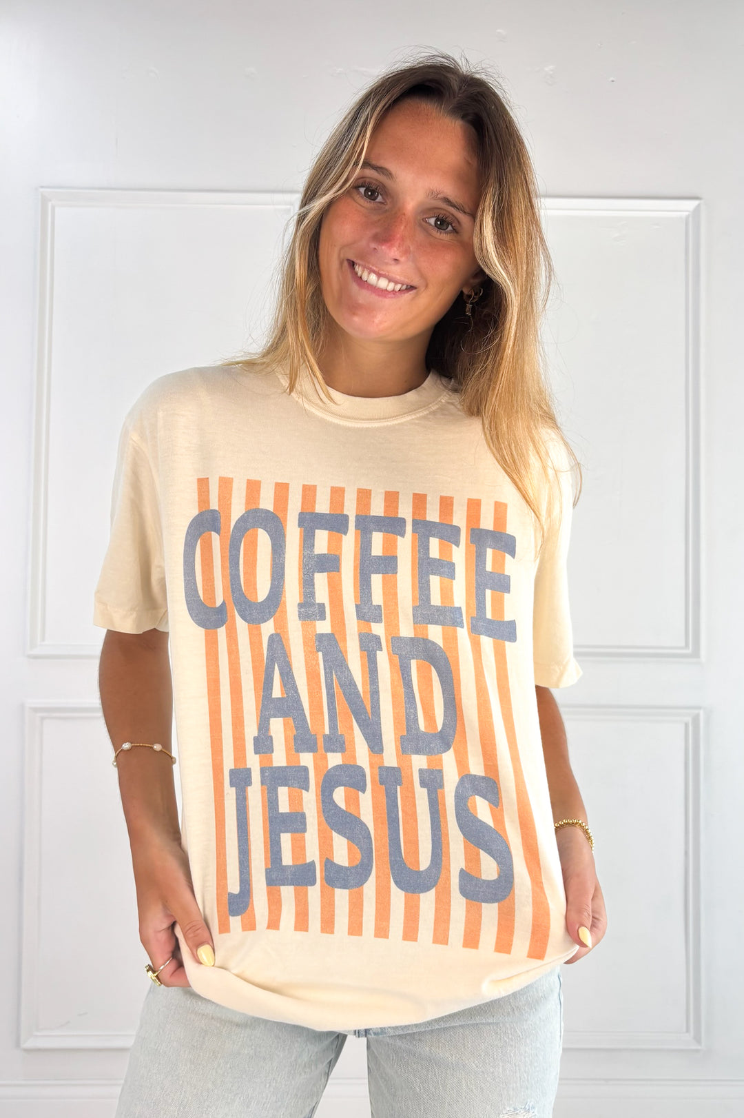 Coffee and Jesus Graphic Tee
