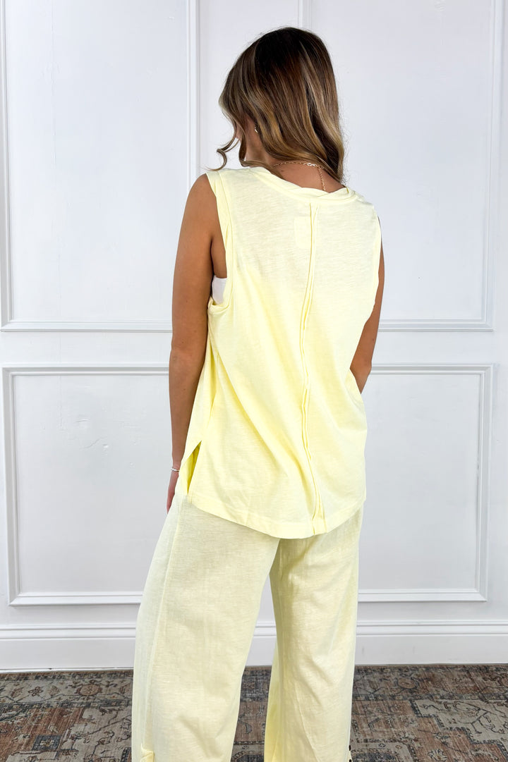 Buttercream Breeze Sleeveless Tank