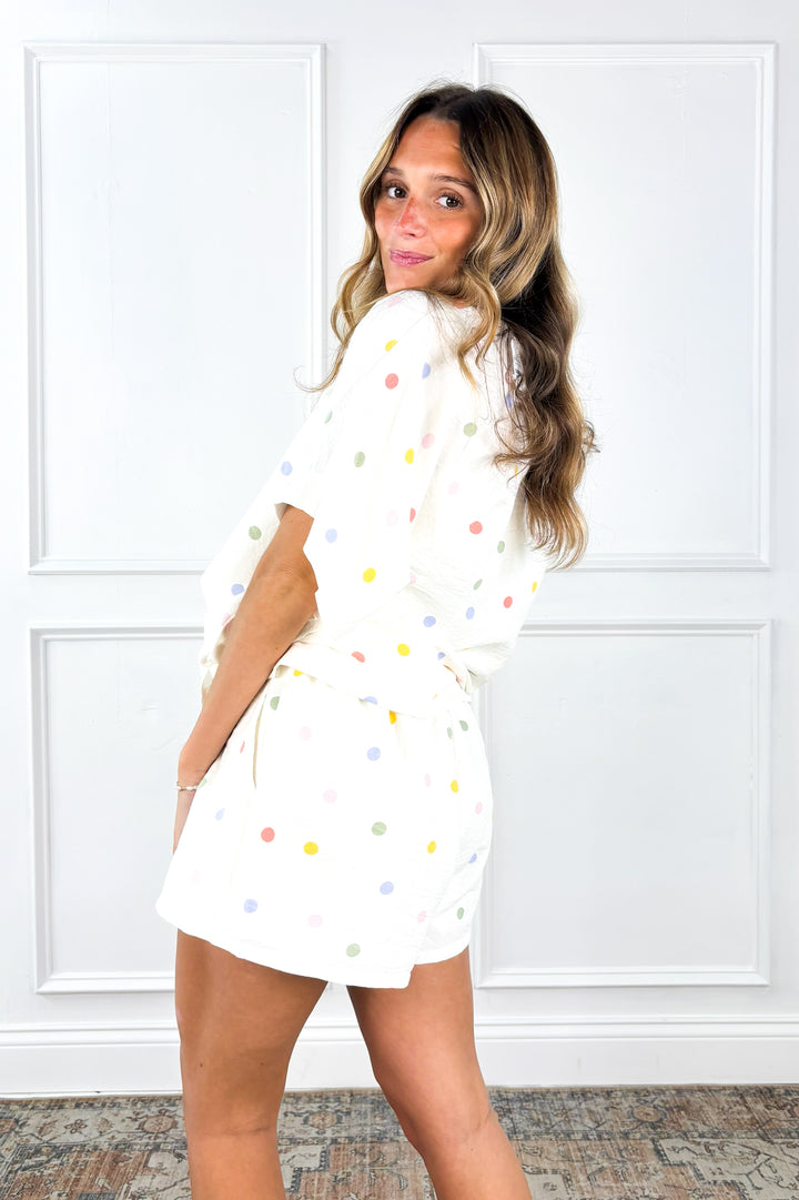 Confetti Days Drawstring Shorts