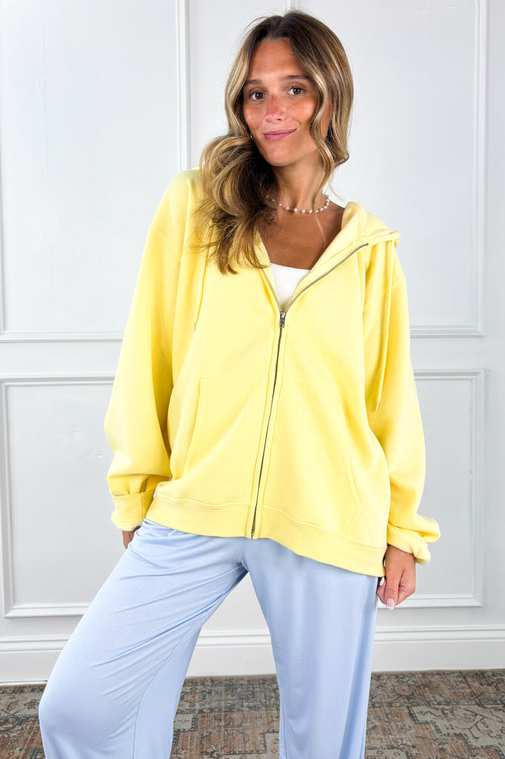 Oversized Everyday Zip Hoodie