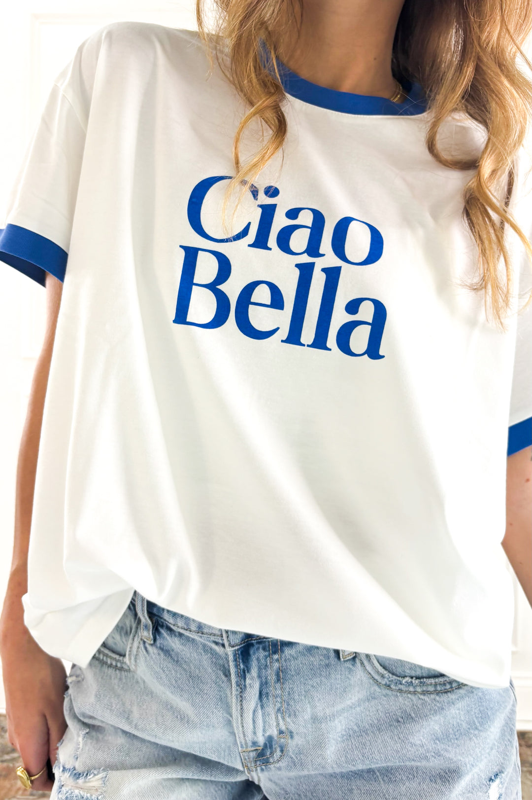 Ciao Bella Ringer Tee