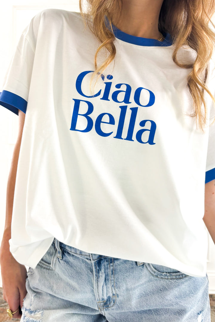 Ciao Bella Ringer Tee