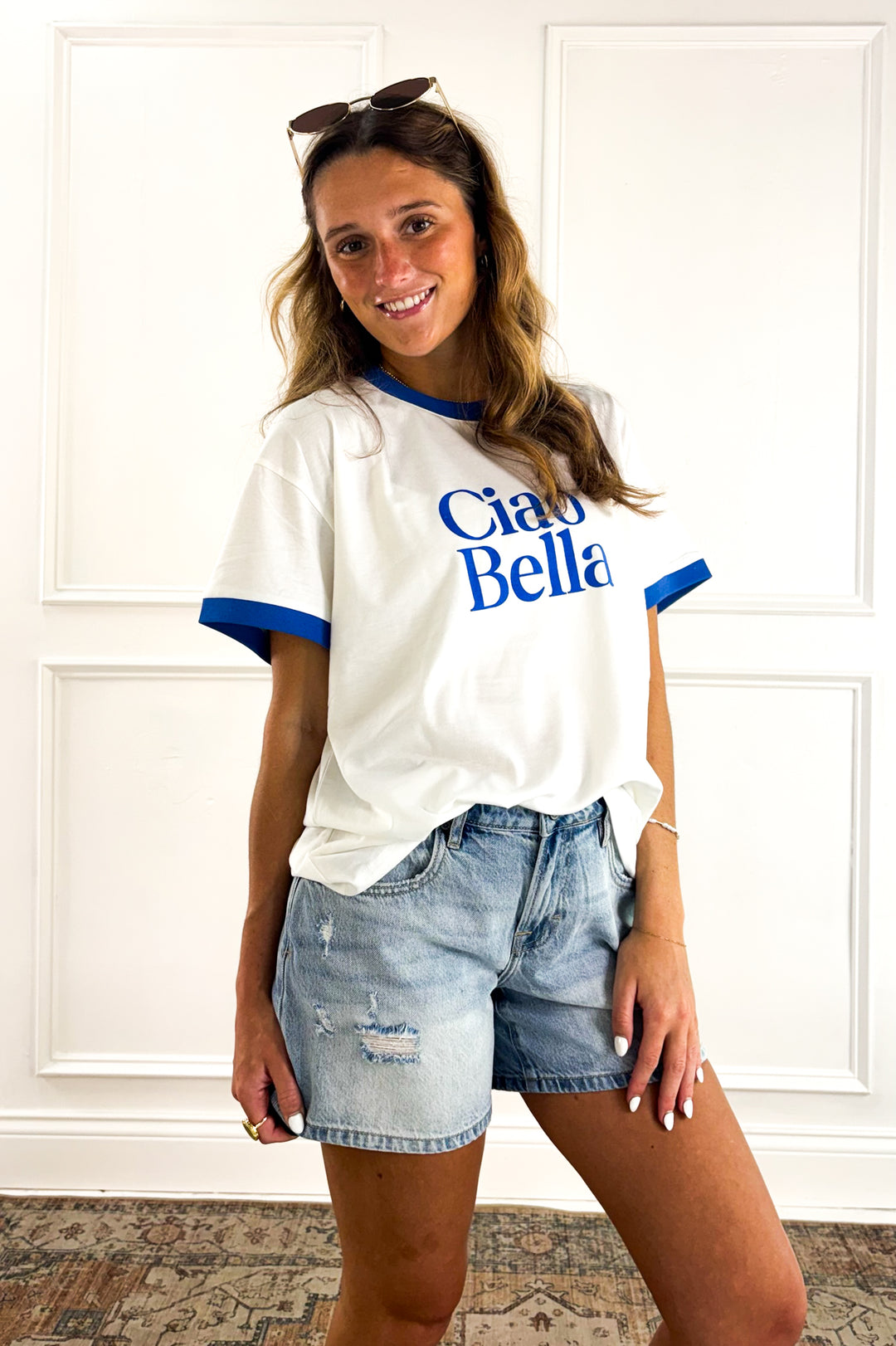 Ciao Bella Ringer Tee