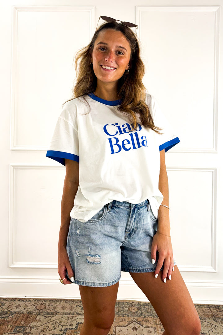 Ciao Bella Ringer Tee