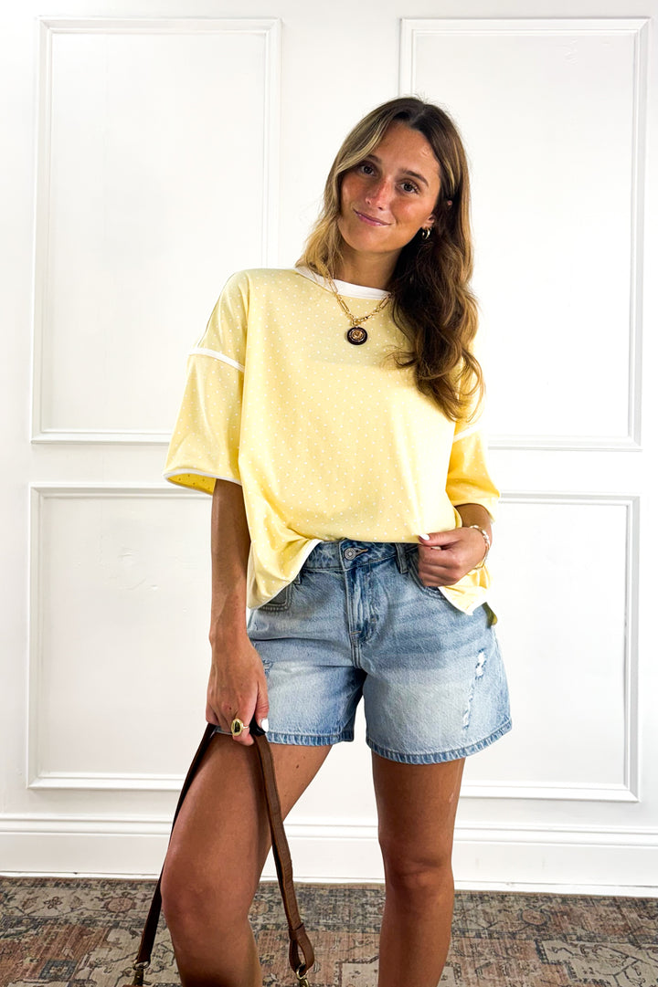 Lemon Drop Relaxed Tee