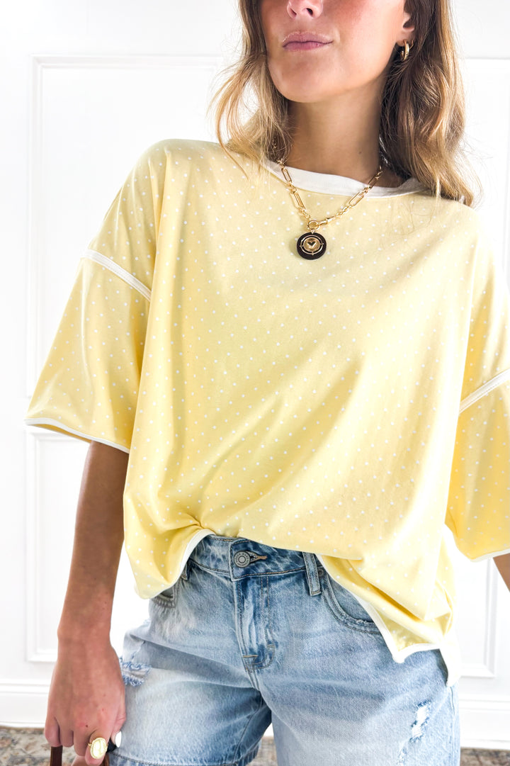 Lemon Drop Relaxed Tee