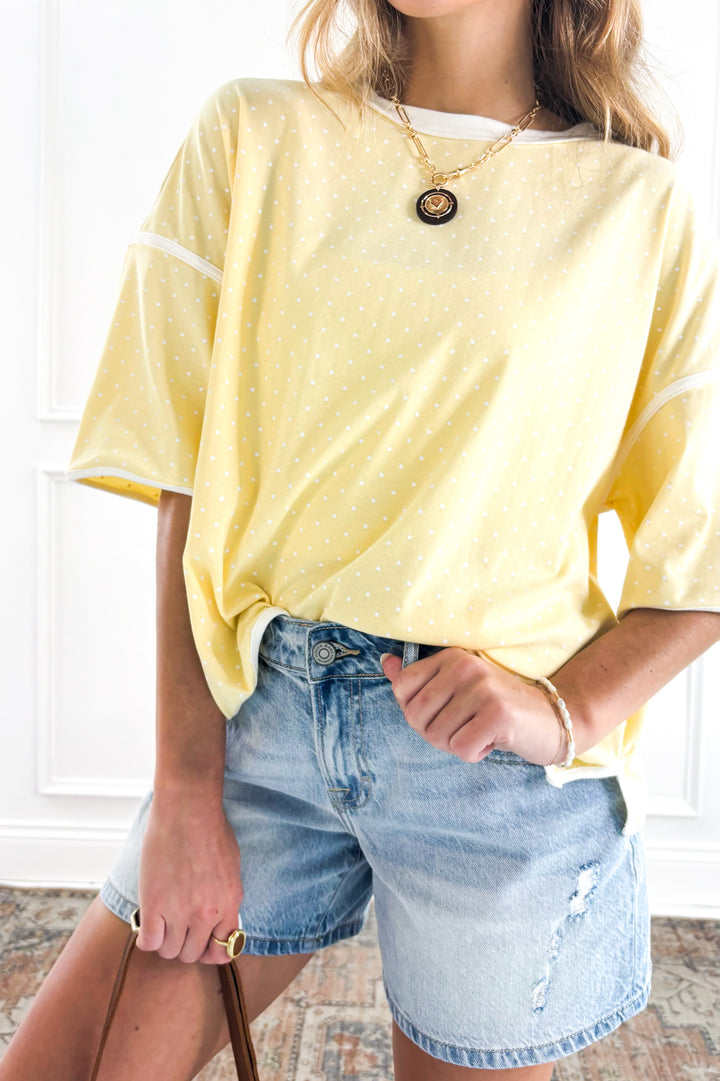 Lemon Drop Relaxed Tee