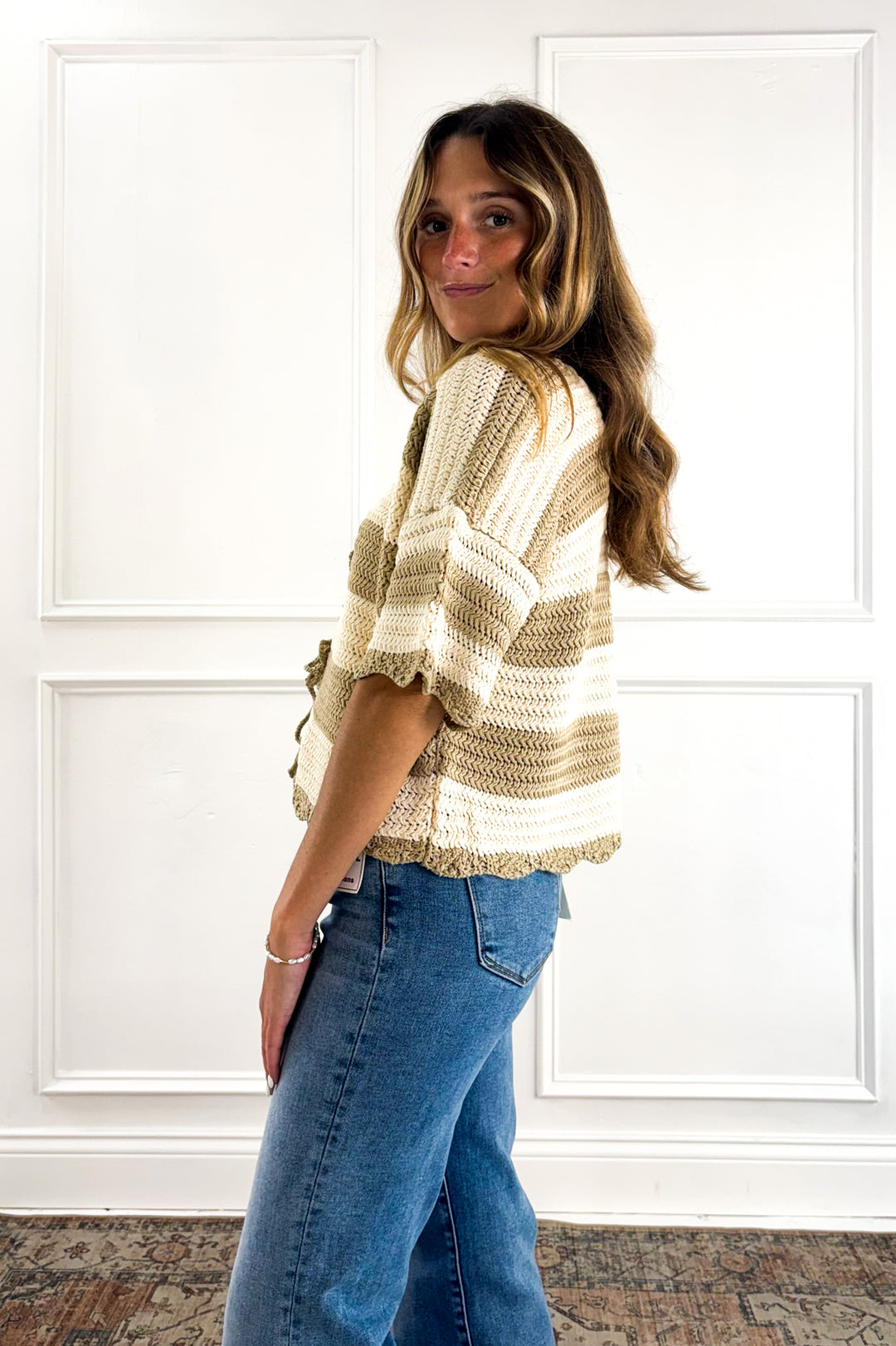 Sage Harbor Tie Cardigan