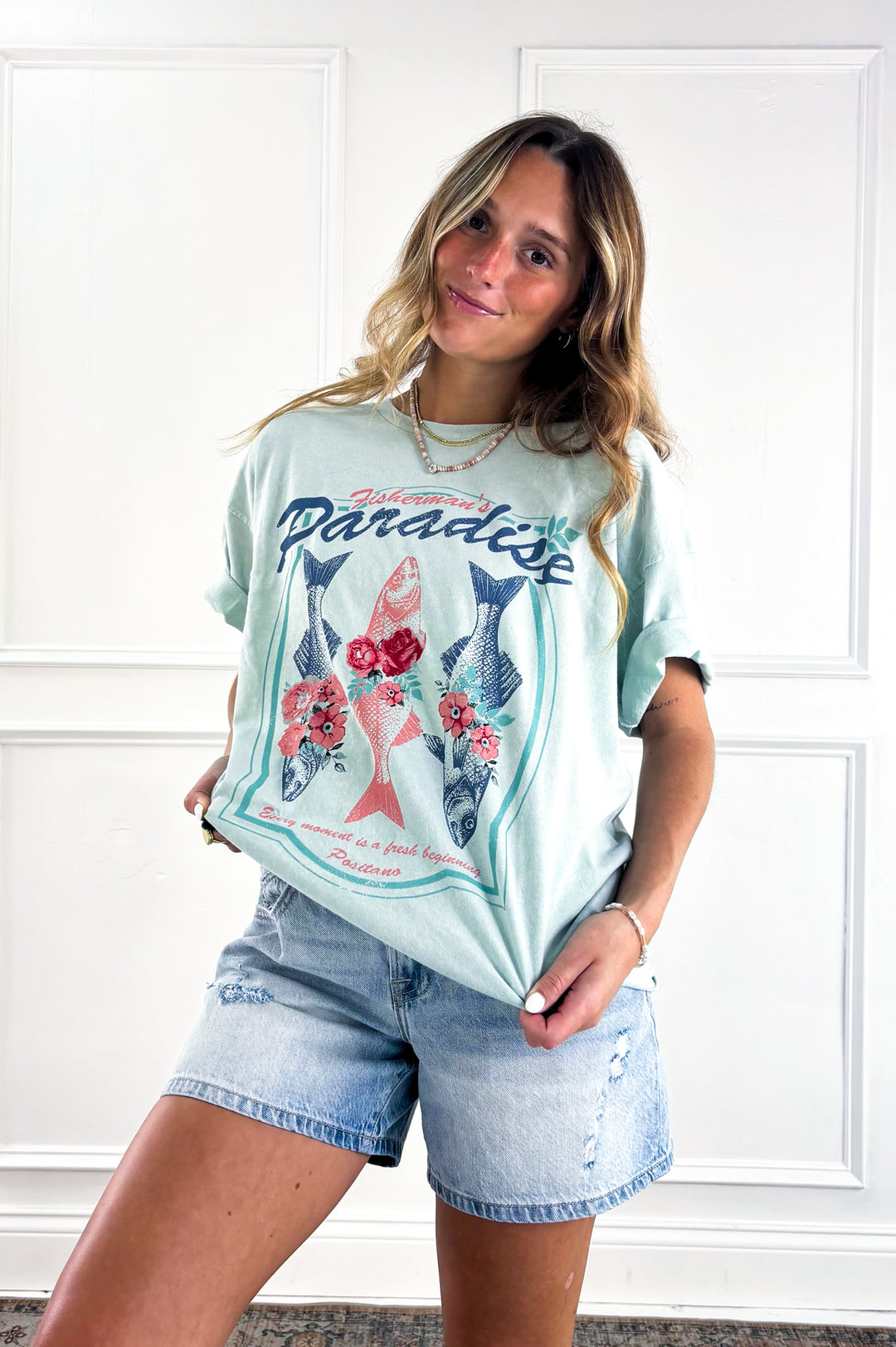 Fisherman’s Paradise Mineral Wash Graphic Tee