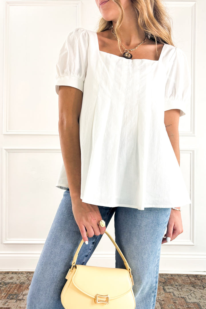 Graceful Days Puff Sleeve Top
