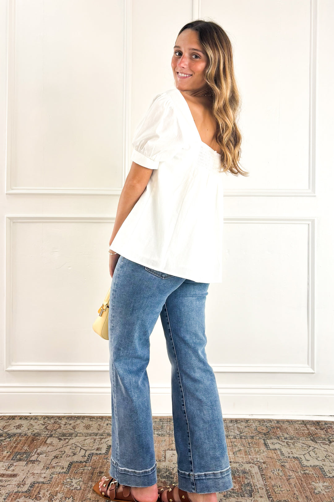 Graceful Days Puff Sleeve Top