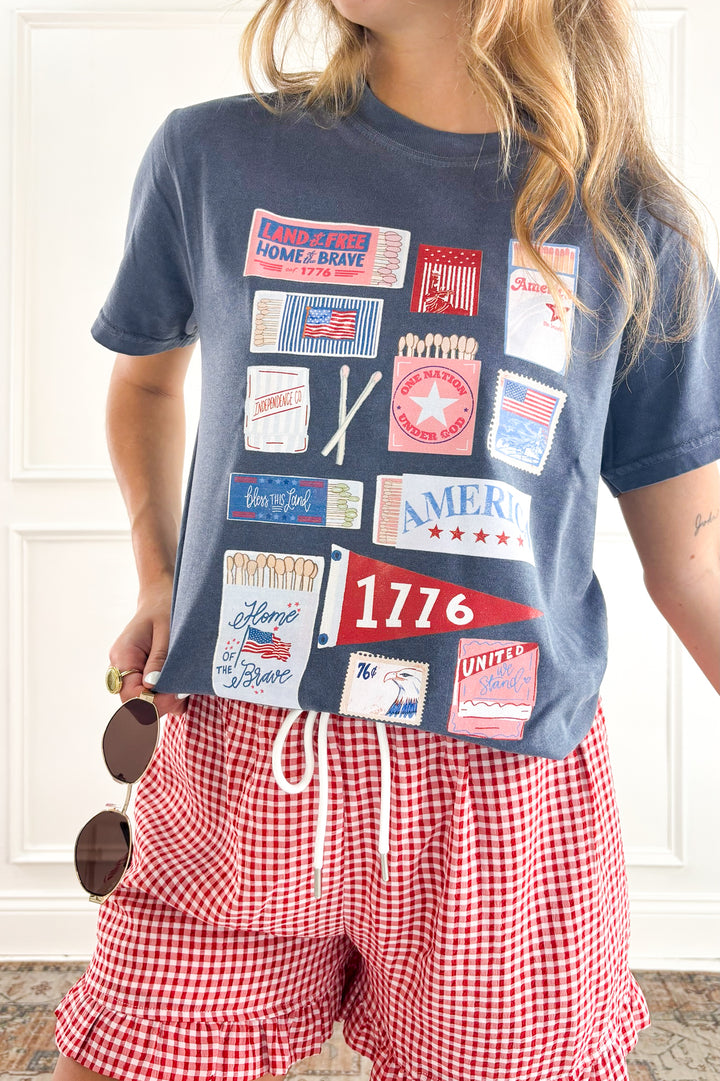 Stars & Stripes Collage Tee