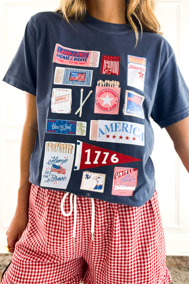Stars & Stripes Collage Tee
