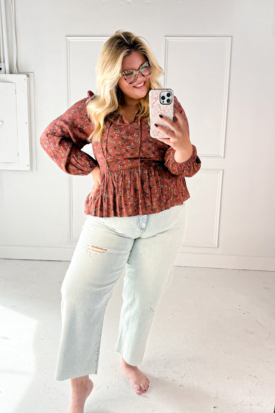 The Everland Floral Detail Blouse