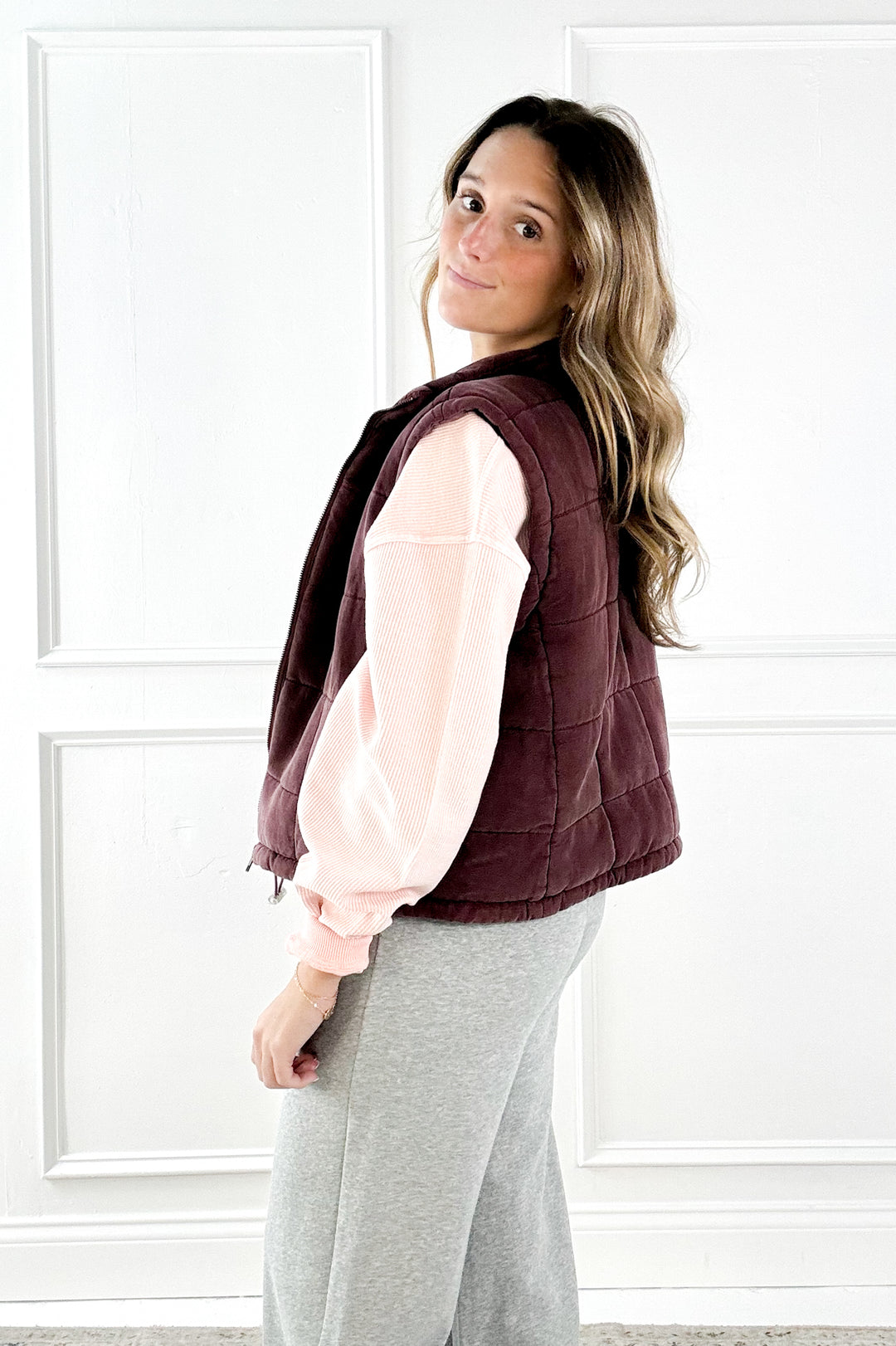 Thread & Supply Brina Quilted Puffer Vest