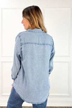 Weekend Drift Chambray Button Down