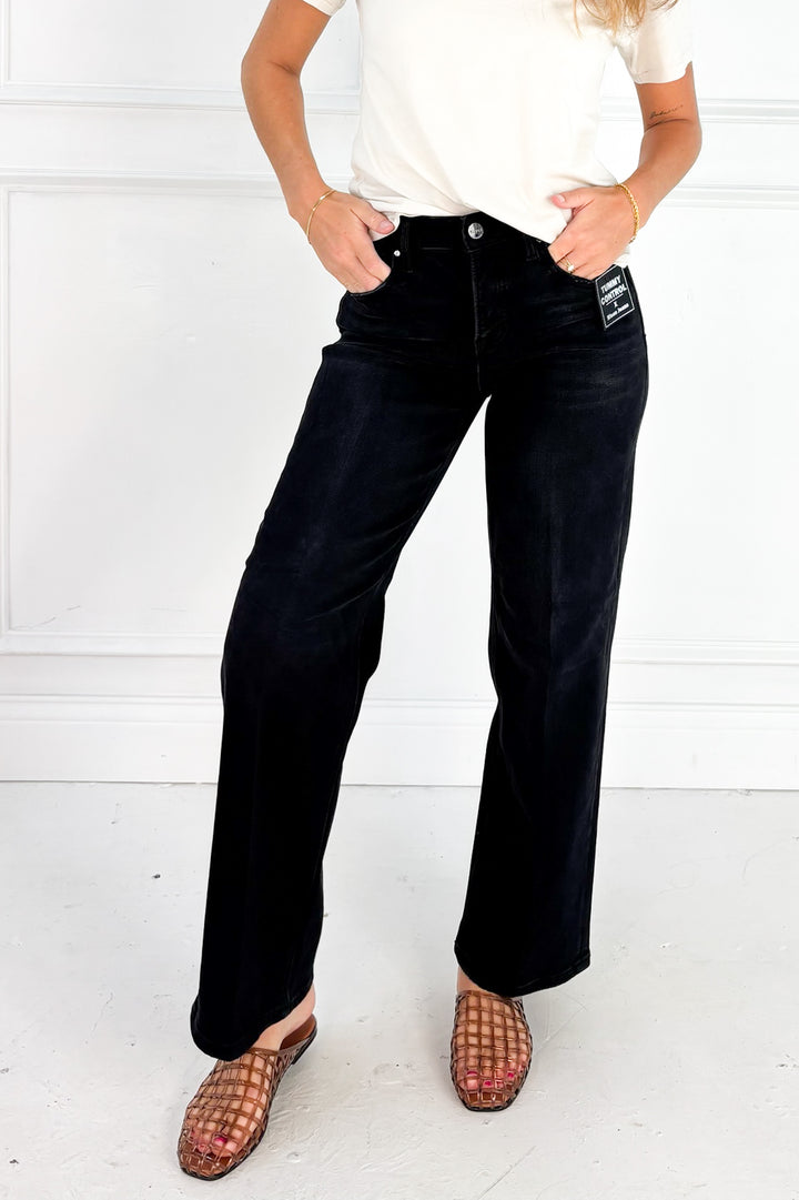 Tummy Control High Rise Ankle Straight Jean