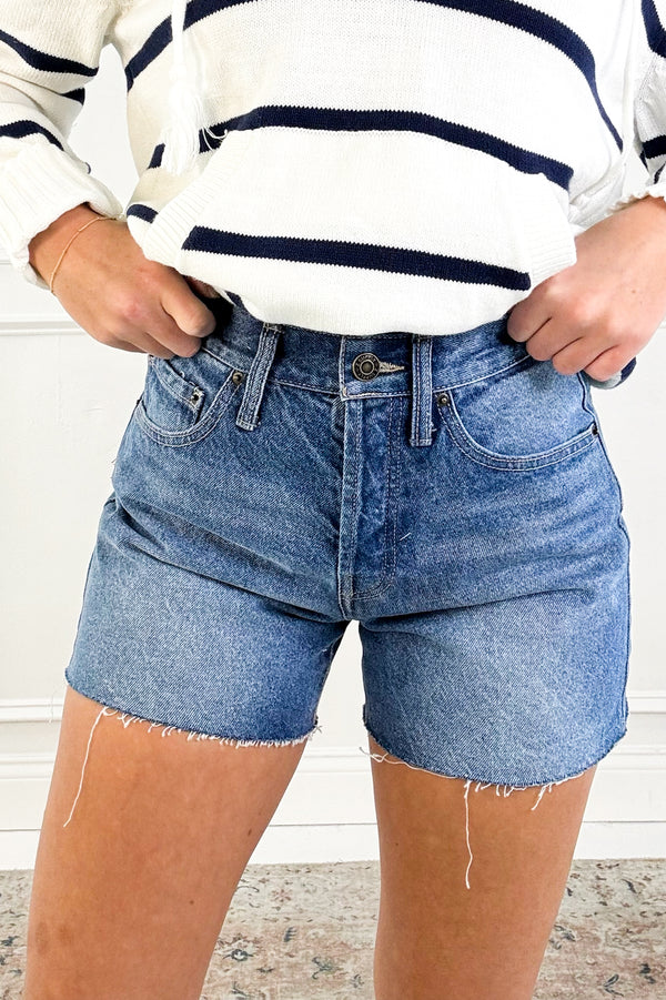 Z Supply - Everyday Hi Rise Denim Shorts | Vintage Indigo