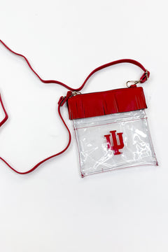 Indiana Hoosiers JudyAnn Fringe Stadium Crossbody