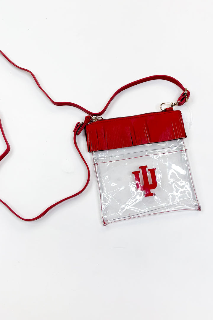 Indiana Hoosiers JudyAnn Fringe Stadium Crossbody