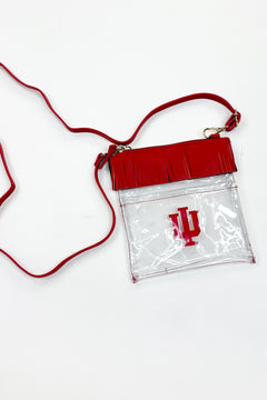 Indiana Hoosiers JudyAnn Fringe Stadium Crossbody