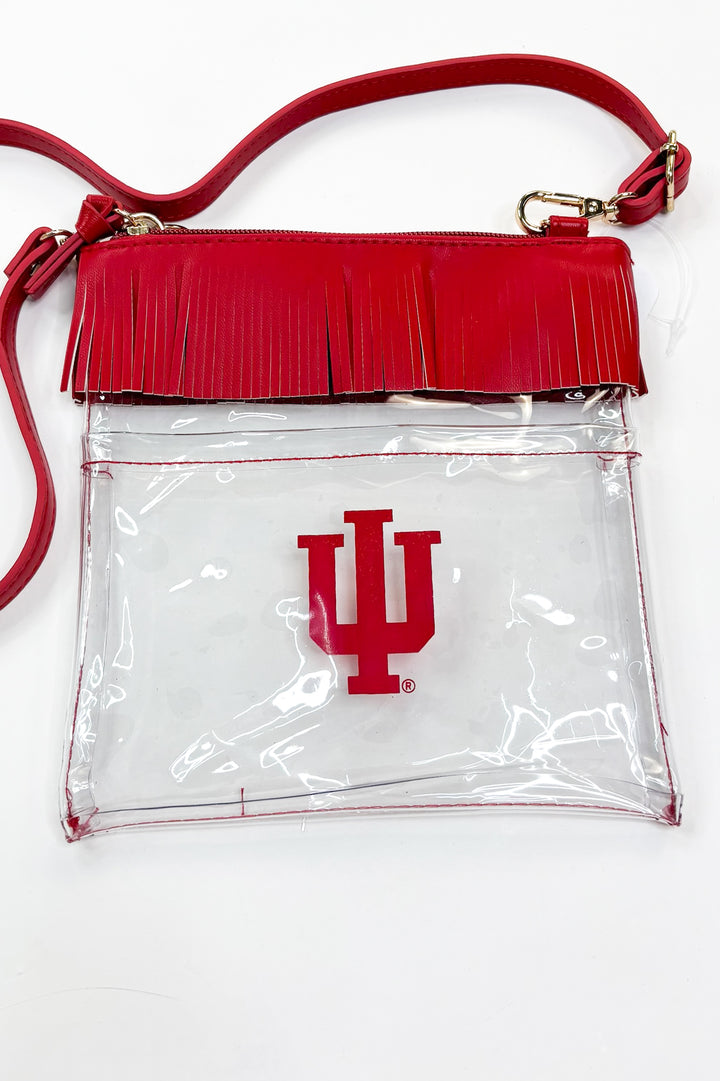 Indiana Hoosiers JudyAnn Fringe Stadium Crossbody