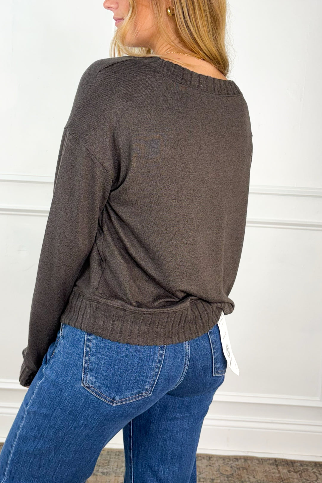 Courtney Long Sleeve Top by Z Supply