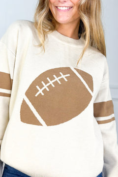 Football Crewneck Sweater
