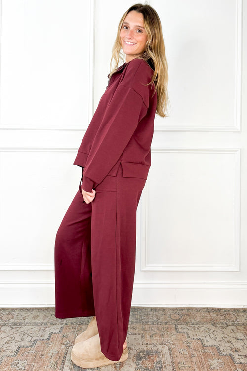 Scuba Wide Leg Pants