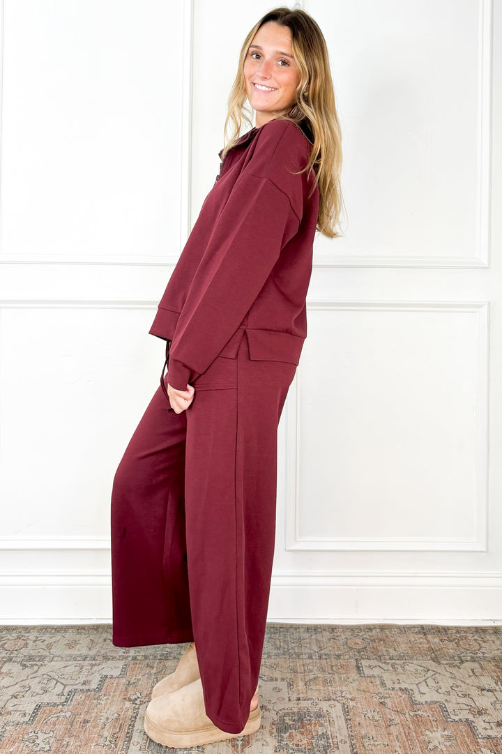 Scuba Wide Leg Pants