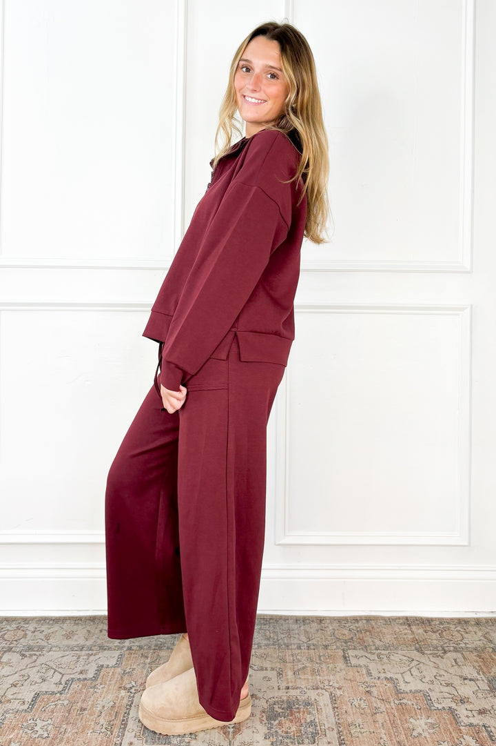 Scuba Wide Leg Pants
