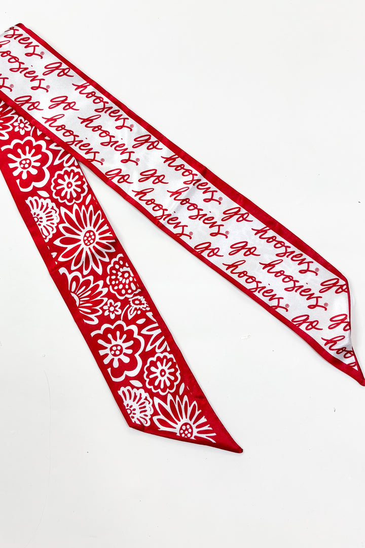 Indiana Hoosiers Floral Twilly Scarf