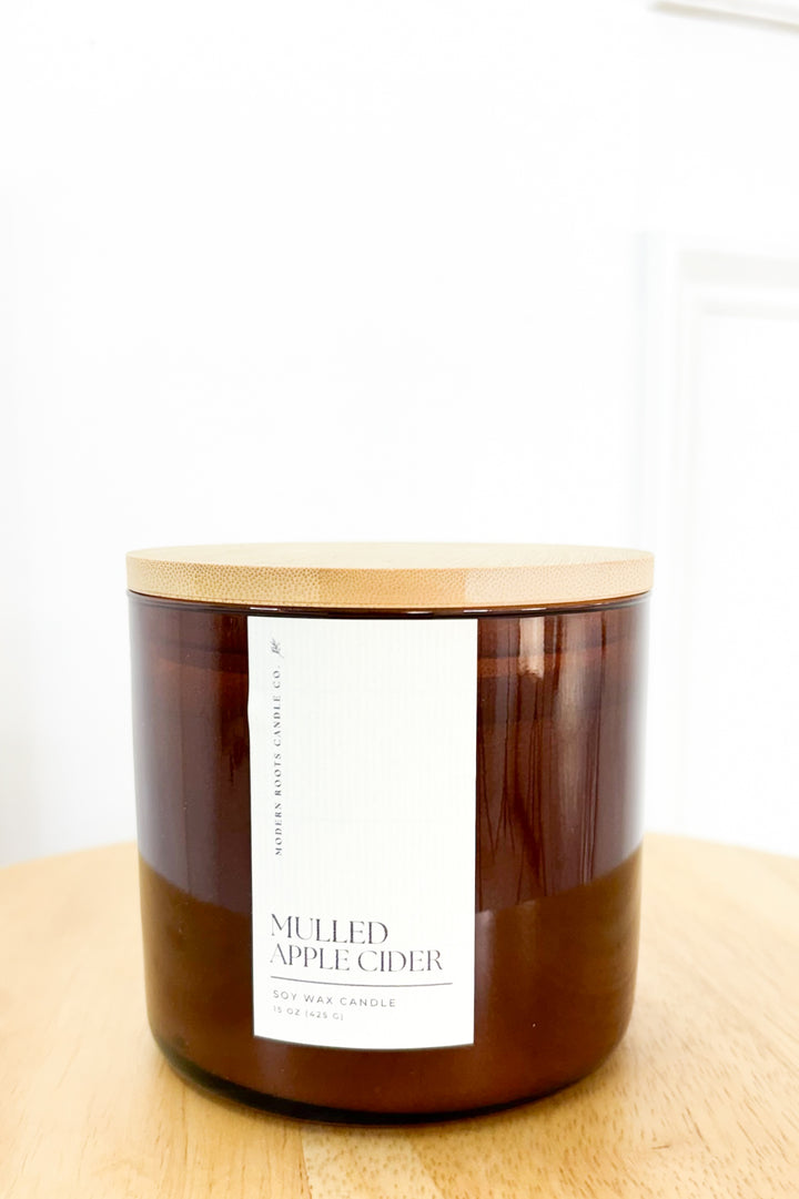Modern Roots 15 oz. Soy Candle | Fall Scent