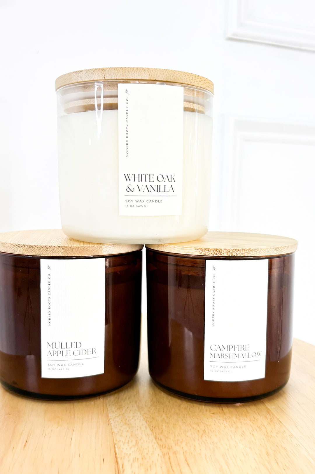 Modern Roots 15 oz. Soy Candle | Fall Scent
