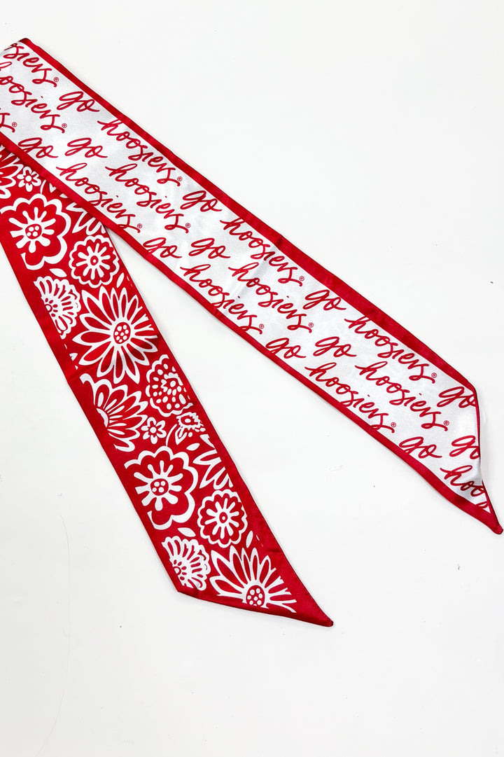 Indiana Hoosiers Floral Twilly Scarf