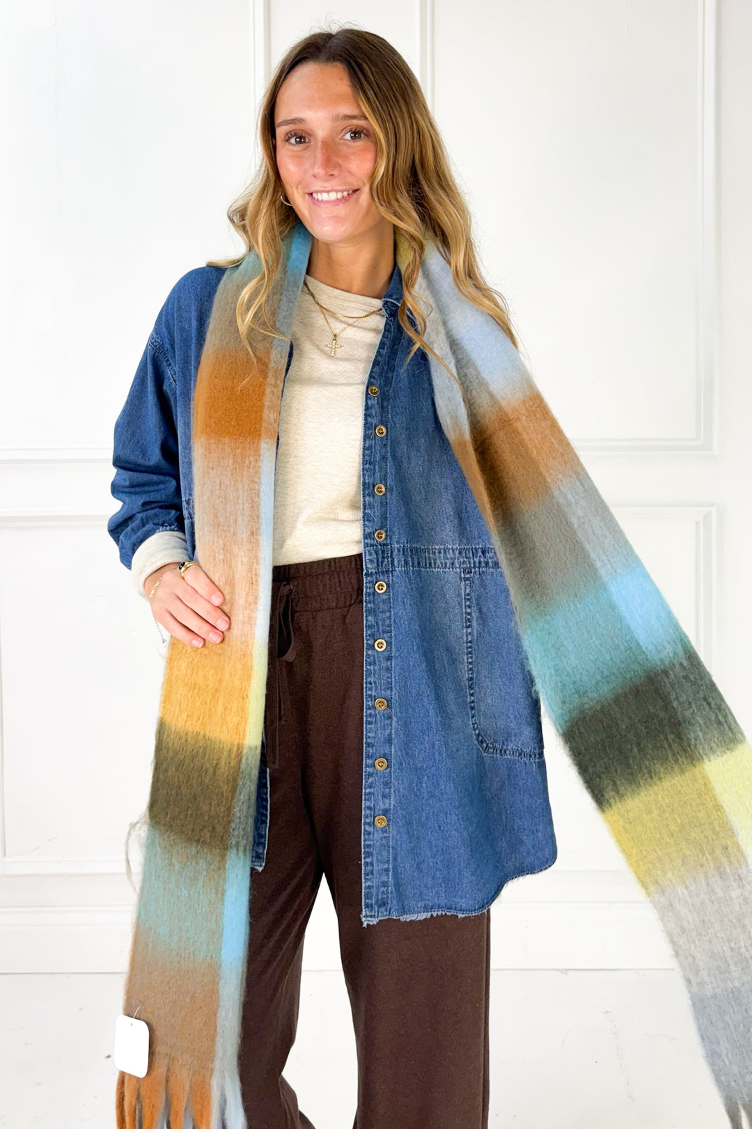 Soft Washed Chambray Top