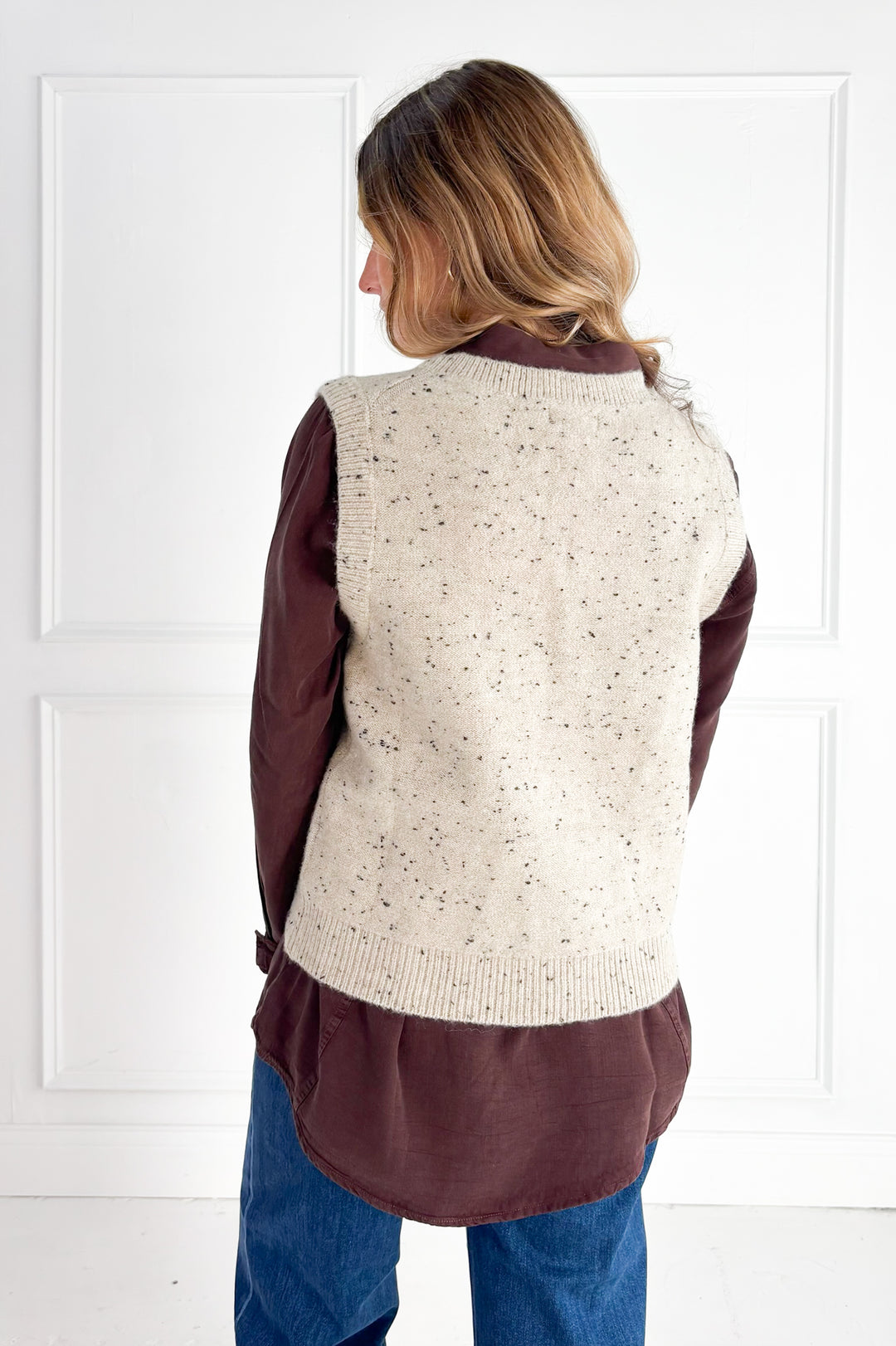 Pebble Knit Sweater Vest