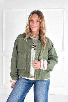 Rey Cropped Chore Jacket by Z Supply