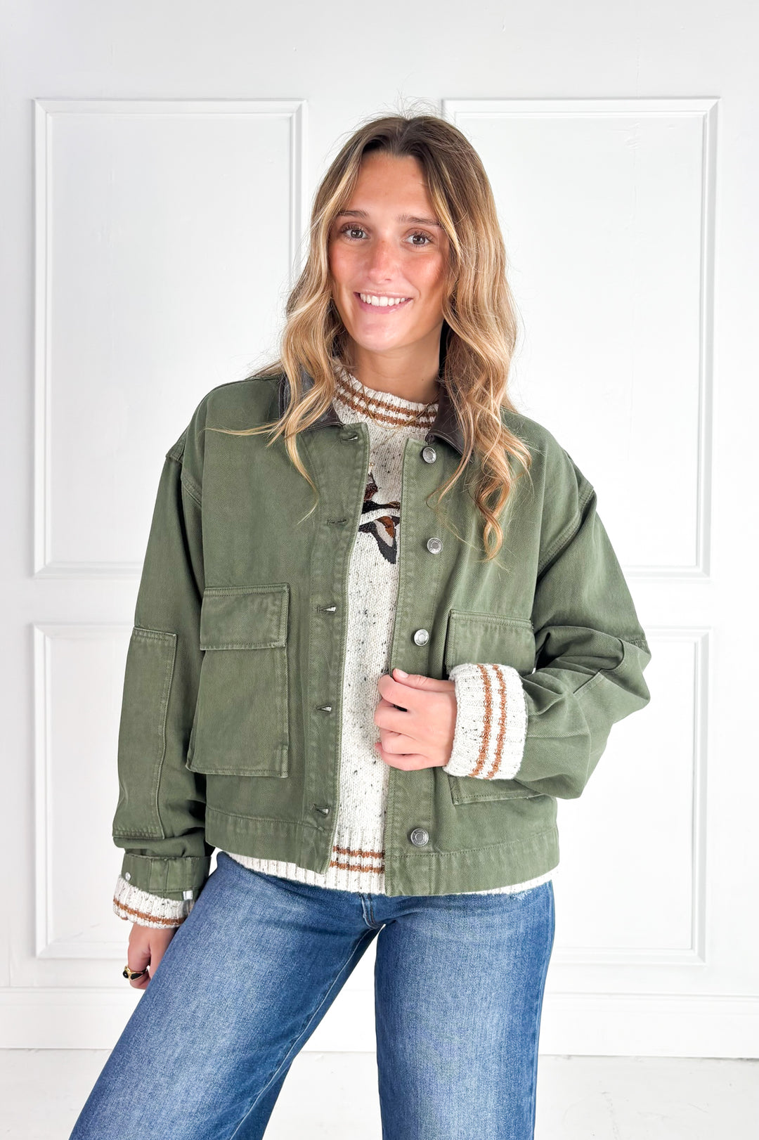 Rey Cropped Chore Jacket by Z Supply