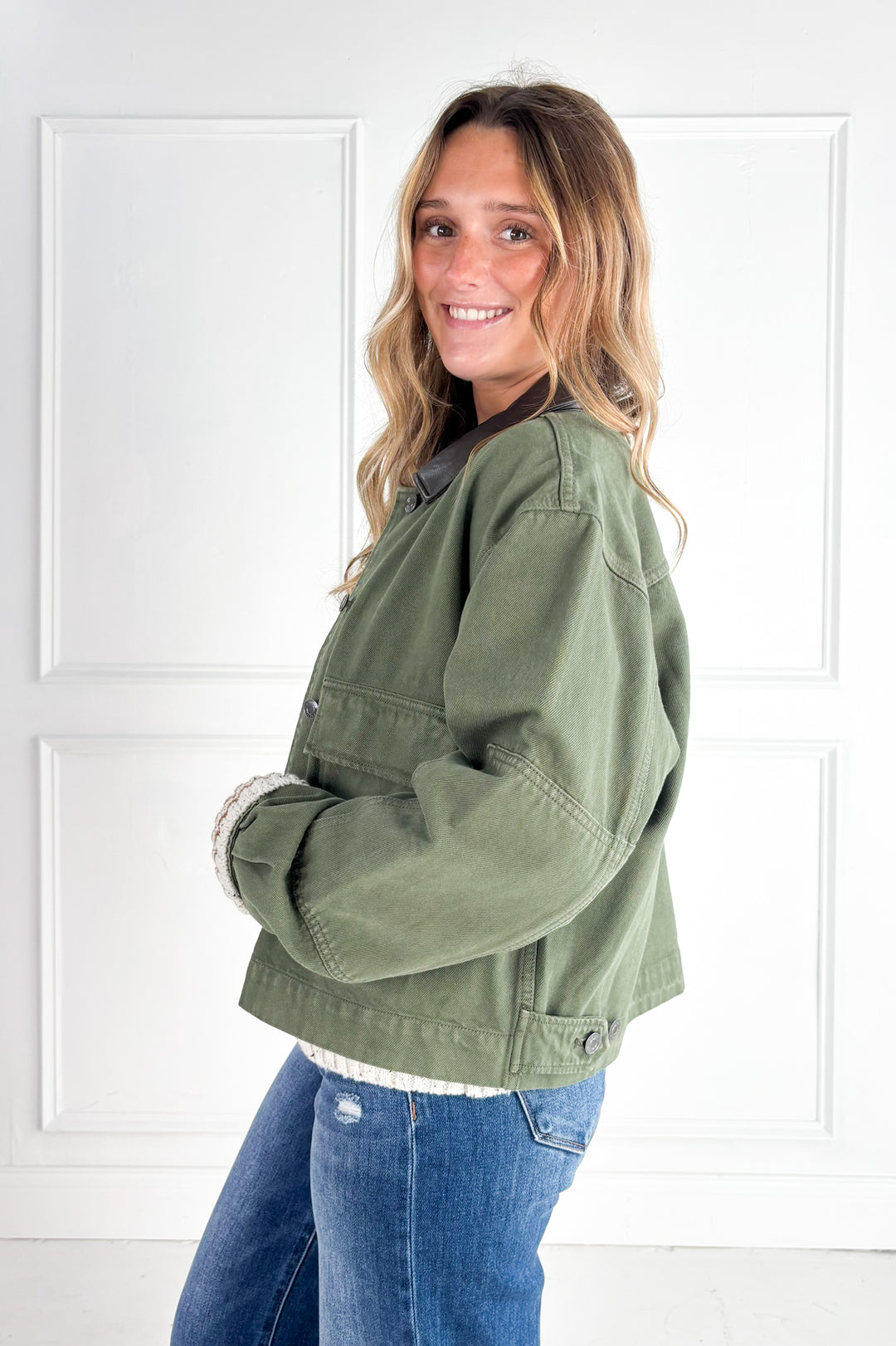 Rey Cropped Chore Jacket by Z Supply