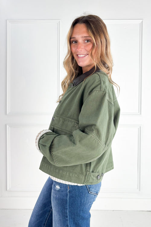 Rey Cropped Chore Jacket by Z Supply
