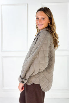 Everyday Quilted Snap Pullover