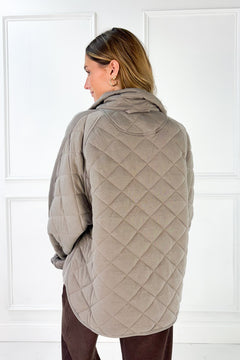 Everyday Quilted Snap Pullover