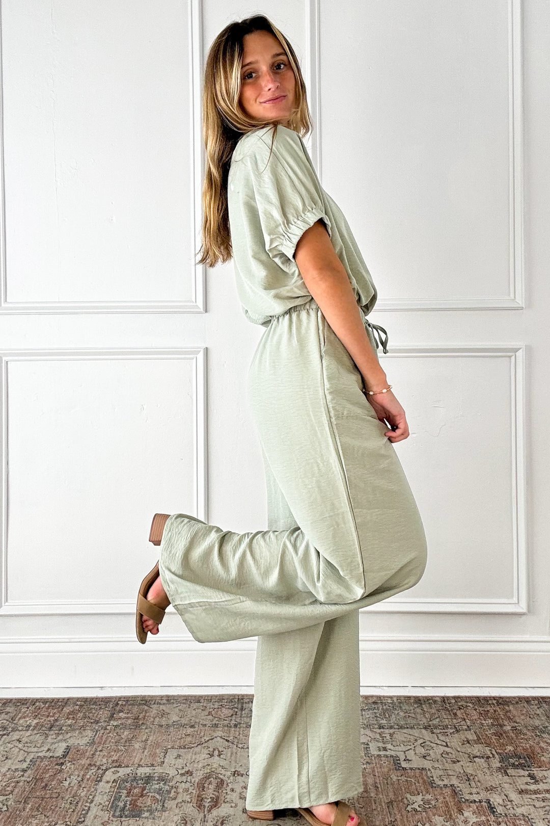 Sage Breeze Dolman Top
