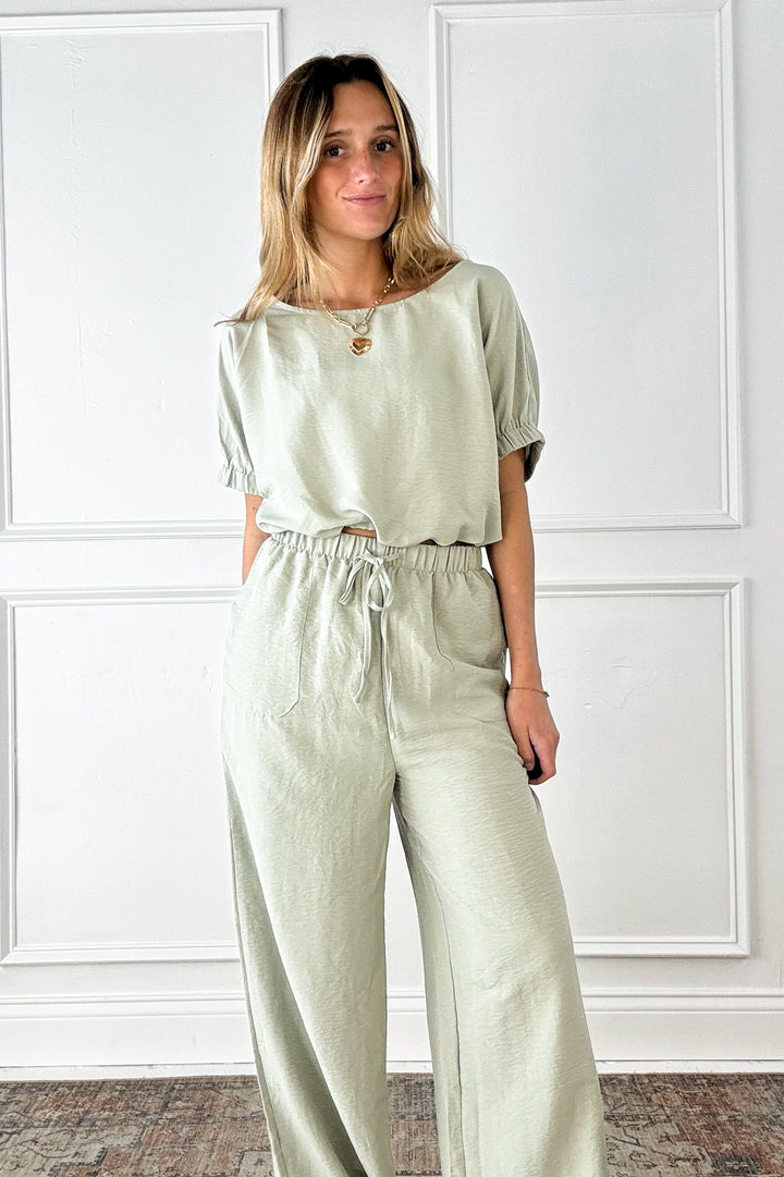 Sage Breeze Dolman Top