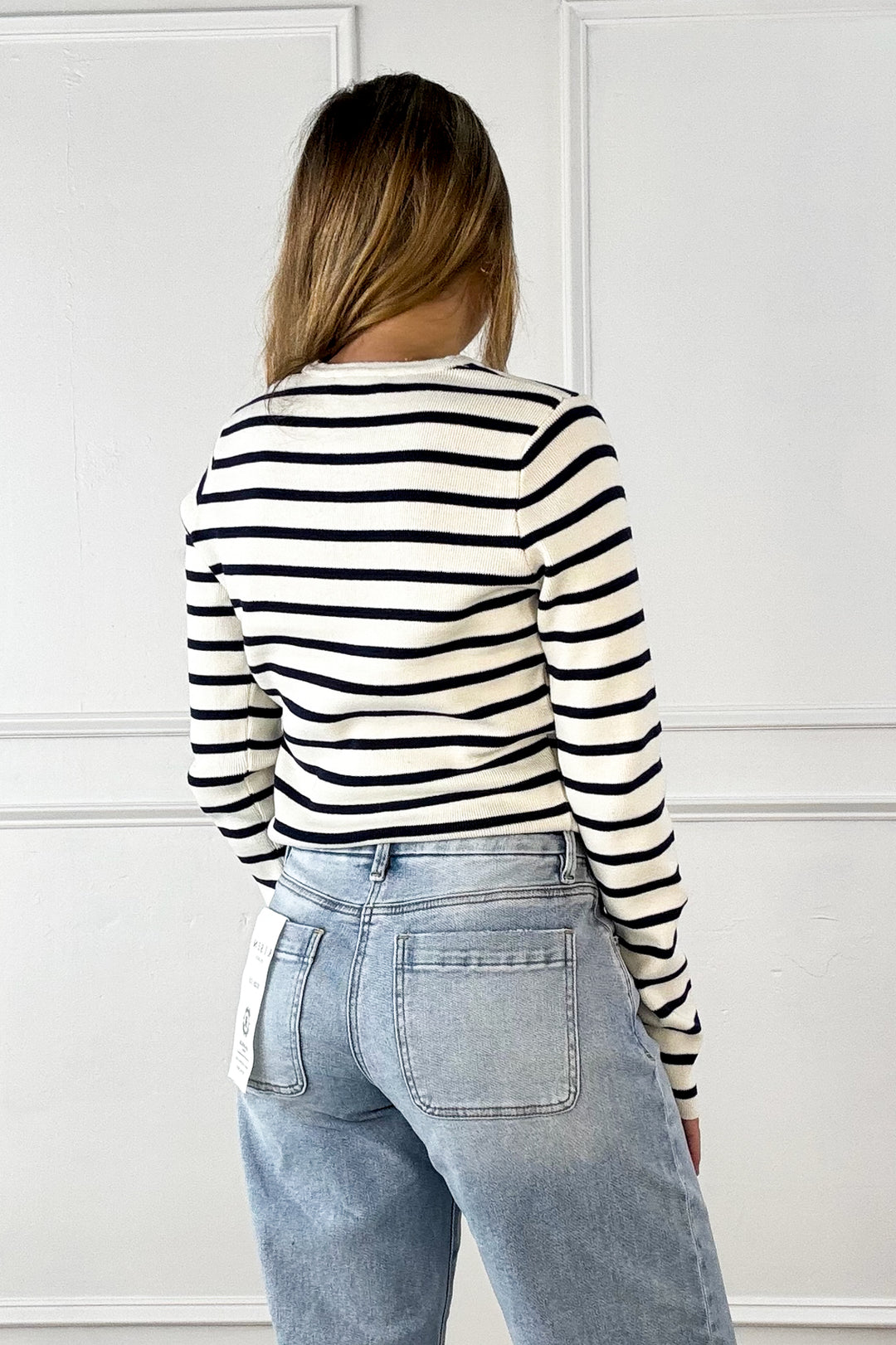 Sunbeam Stripe Button Cardigan