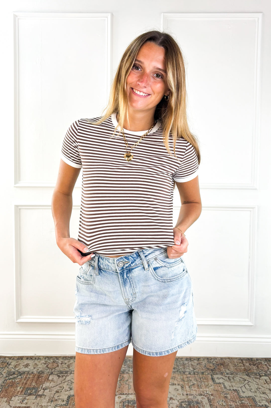 Everyday Stripe Ringer Tee