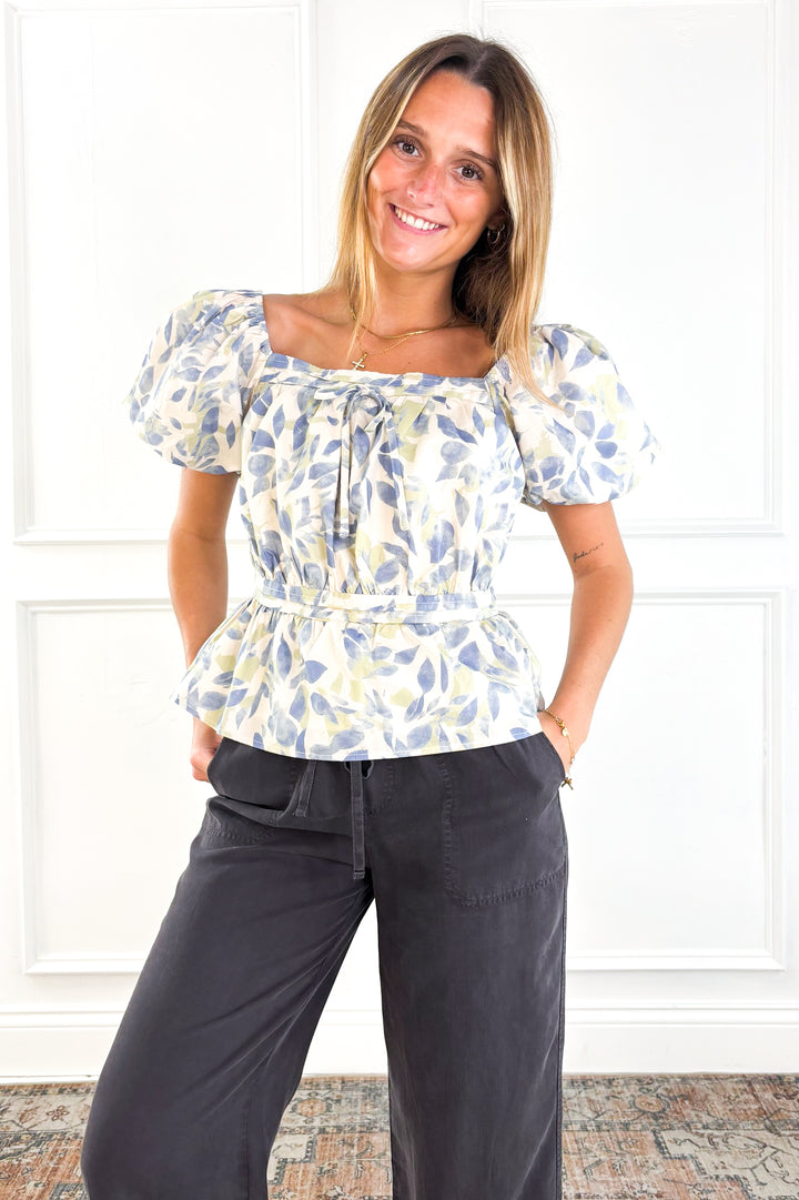 Garden Breeze Peplum Top