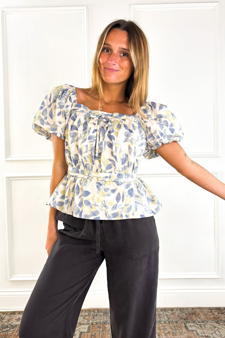 Garden Breeze Peplum Top